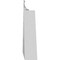 Ekena Millwork Acorn Architectural Grade PVC Pediment, 56"W x 14"H x 2-3/4"P (Pitch 6/12) PEDPS056X140ACR00 - alternate 2